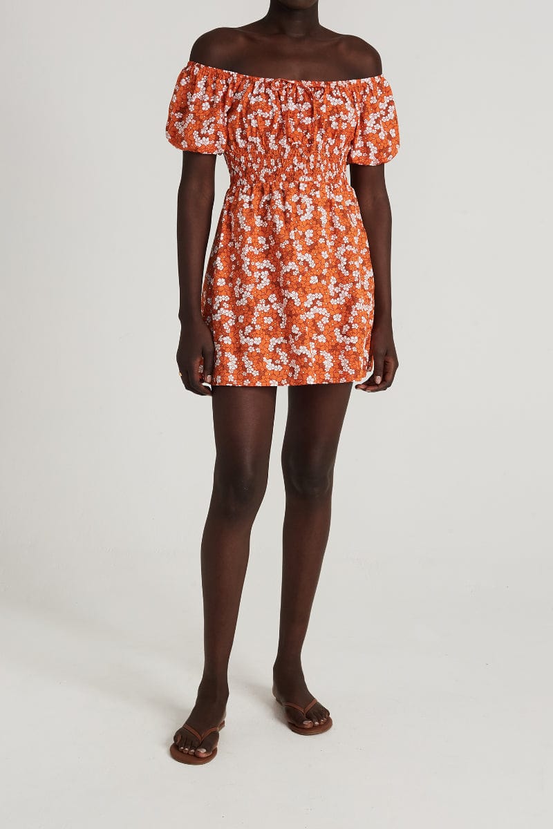 MNFTB121026061529018_2 Faithfull The Brand Shahni Mini Dress Valencia Floral Print - Image 2