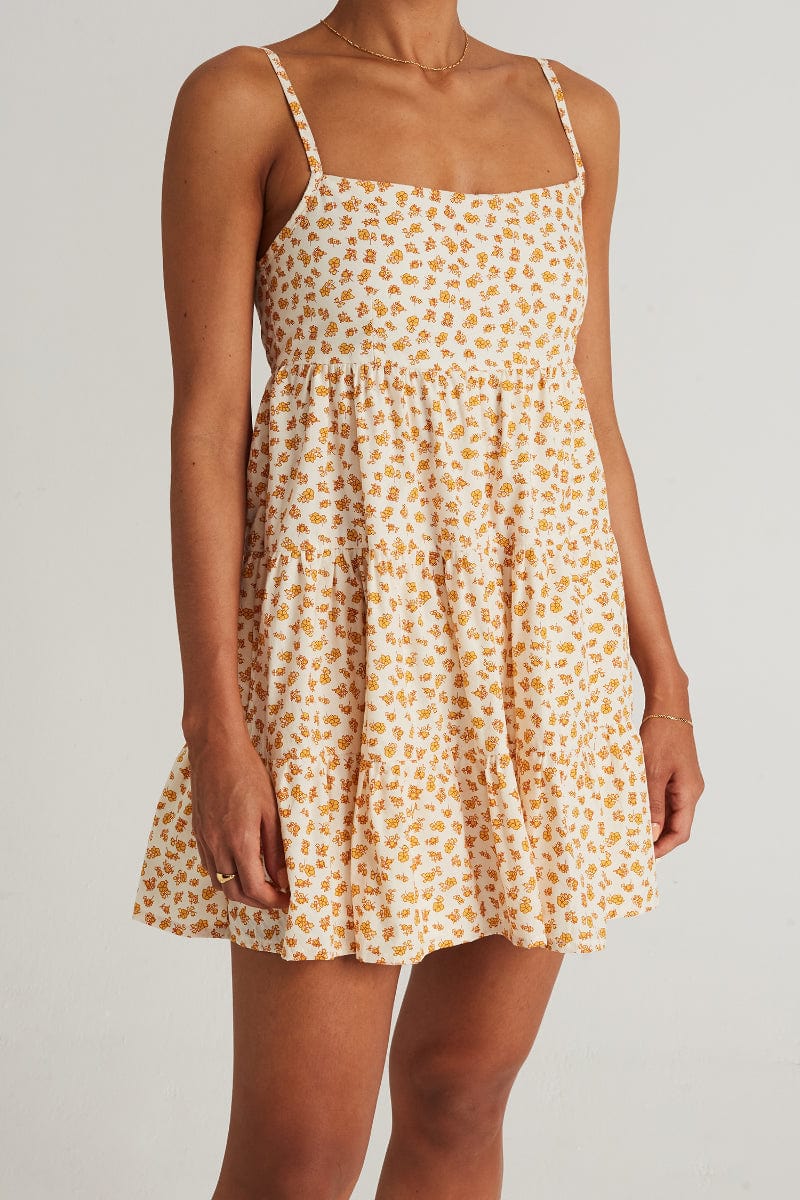 Faithfull The Brand Cecelie Mini Dress Betsy Floral Print - Image 1
