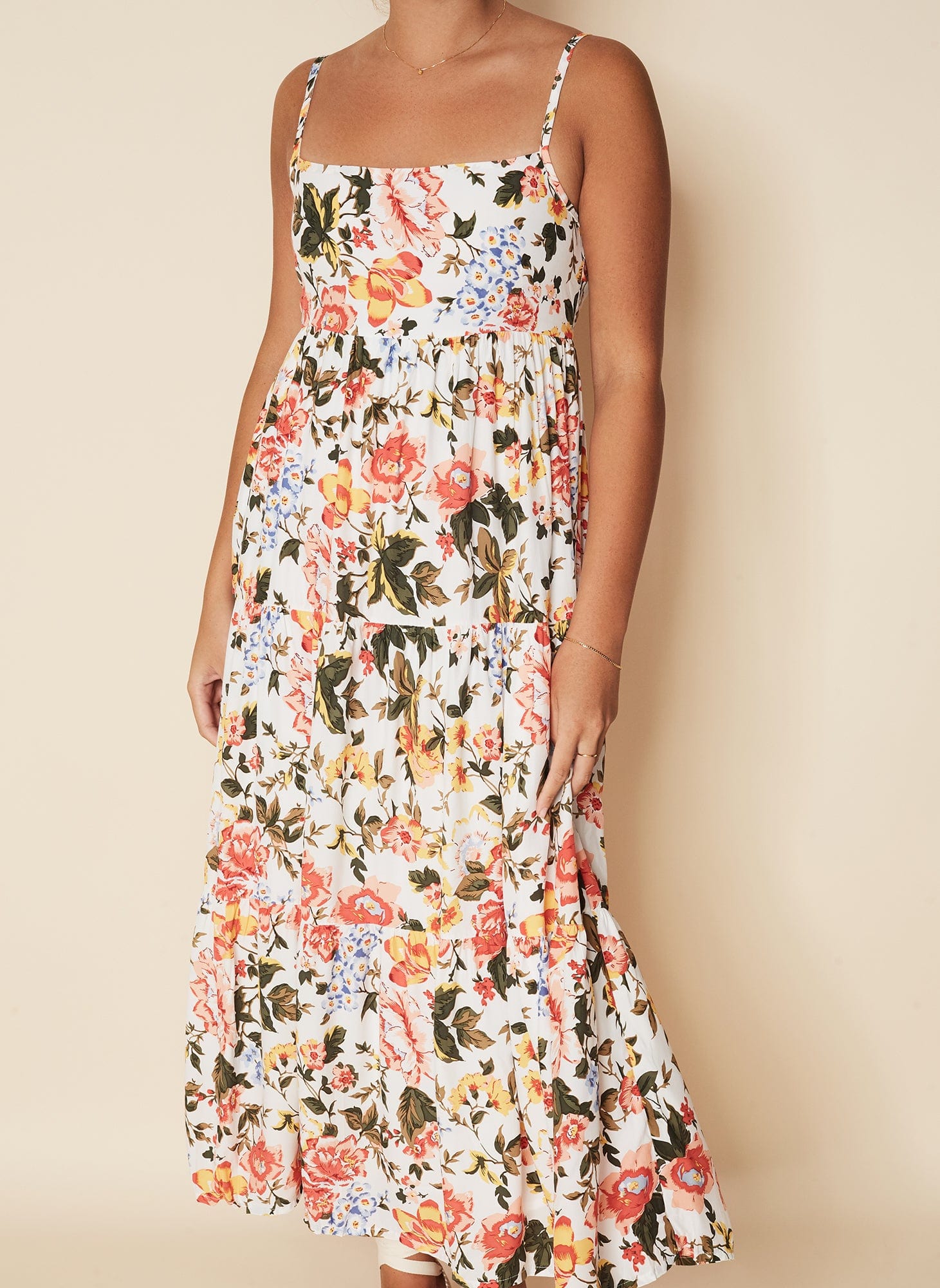 MNFTB121026061529037_2 Faithfull The Brand Corvina Midi Dress Teatro Floral Print - Image 2