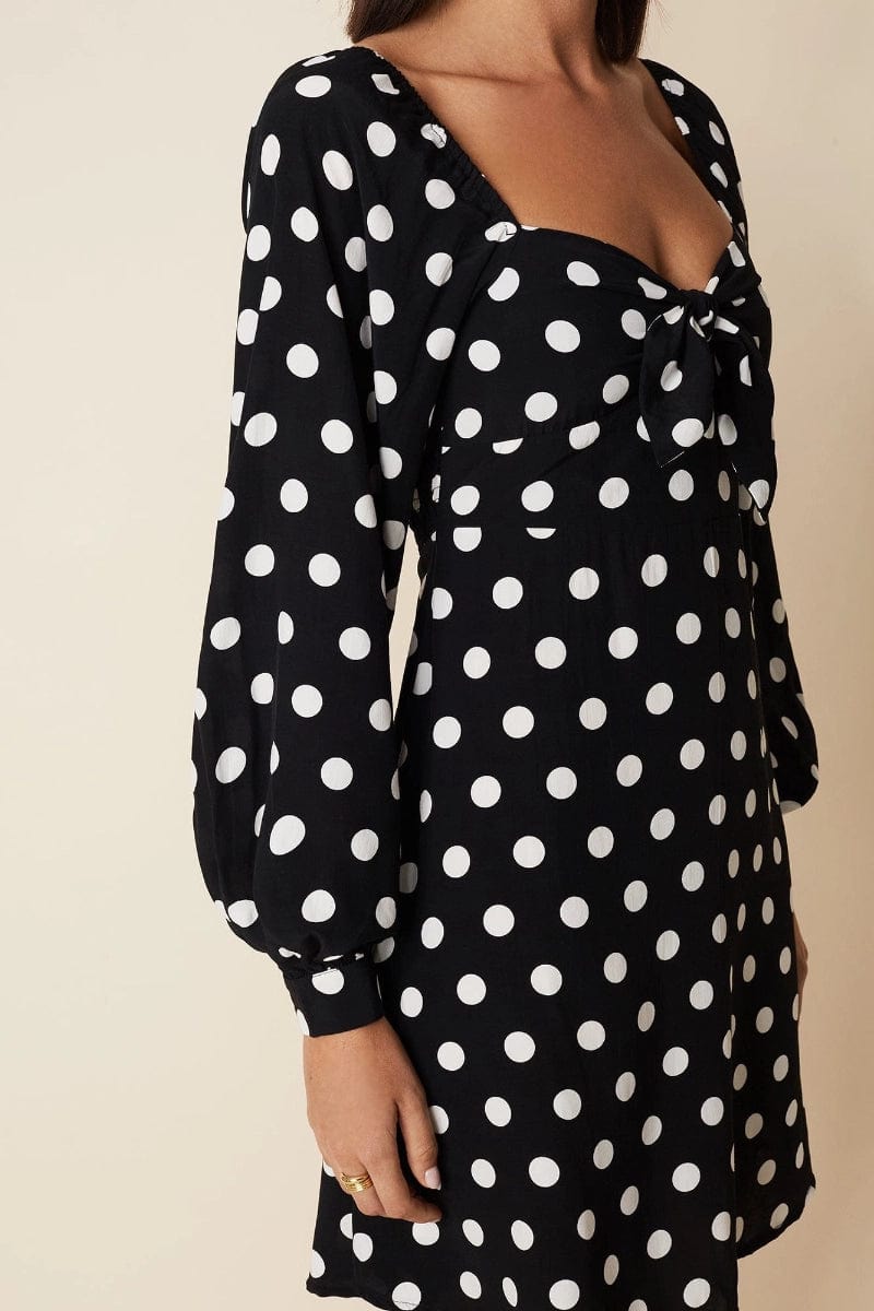 MNFTB121026061529039_2 Faithfull The Brand Isobel Mini Dress Emelda Dot Print - Image 2
