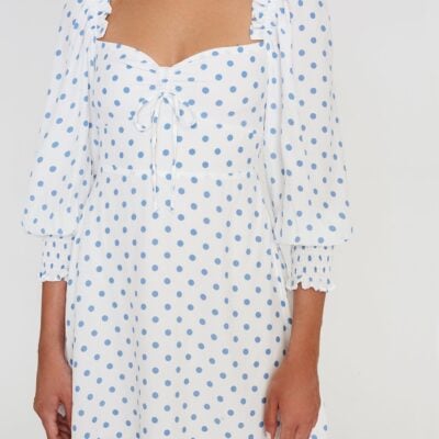 Faithfull The Brand Arianne Mini Dress Maurice Dot Print - Image 1