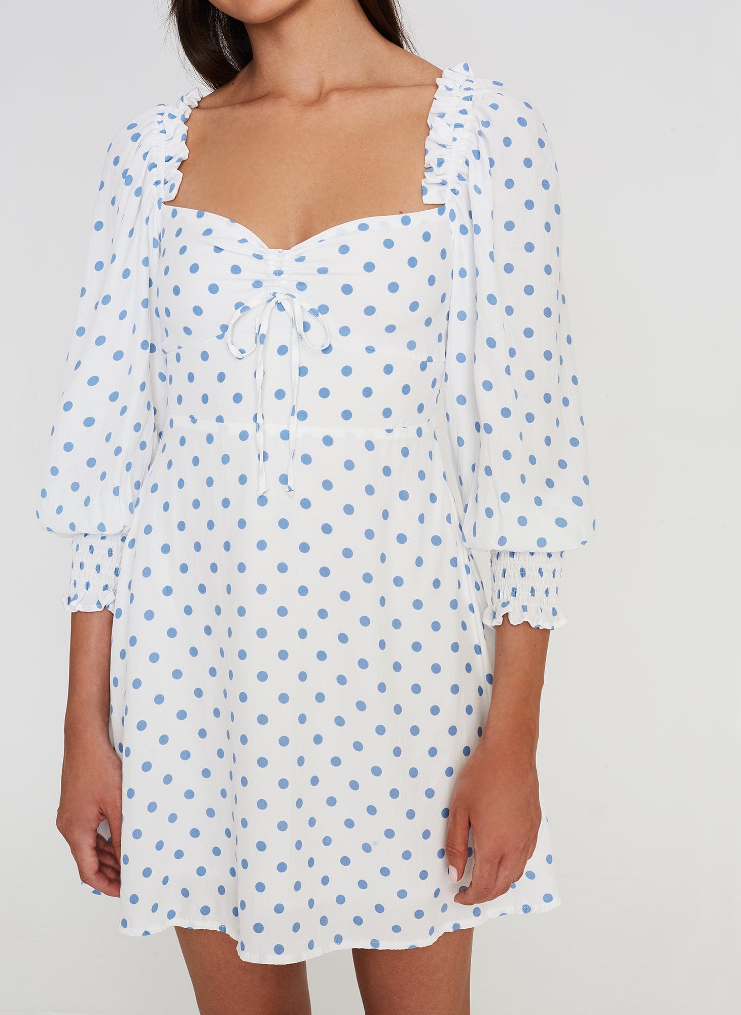 Faithfull The Brand Arianne Mini Dress Maurice Dot Print - Image 1