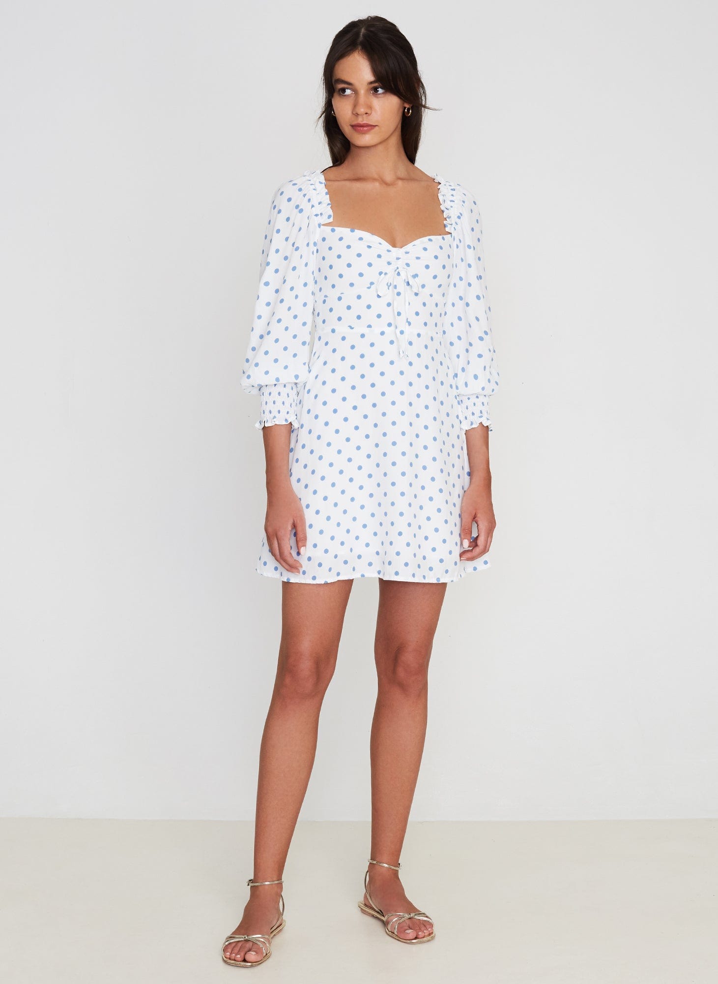 MNFTB121026061529044_2 Faithfull The Brand Arianne Mini Dress Maurice Dot Print - Image 2