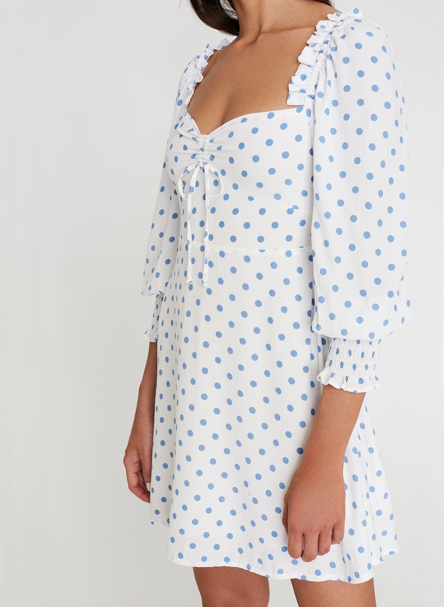 MNFTB121026061529044_3 Faithfull The Brand Arianne Mini Dress Maurice Dot Print - Image 3