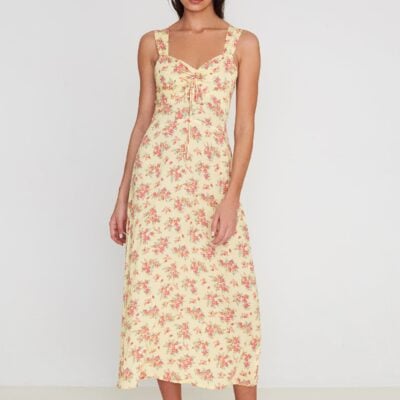 Faithfull The Brand Maeve Midi Dress Sunday Floral Print - Image 1