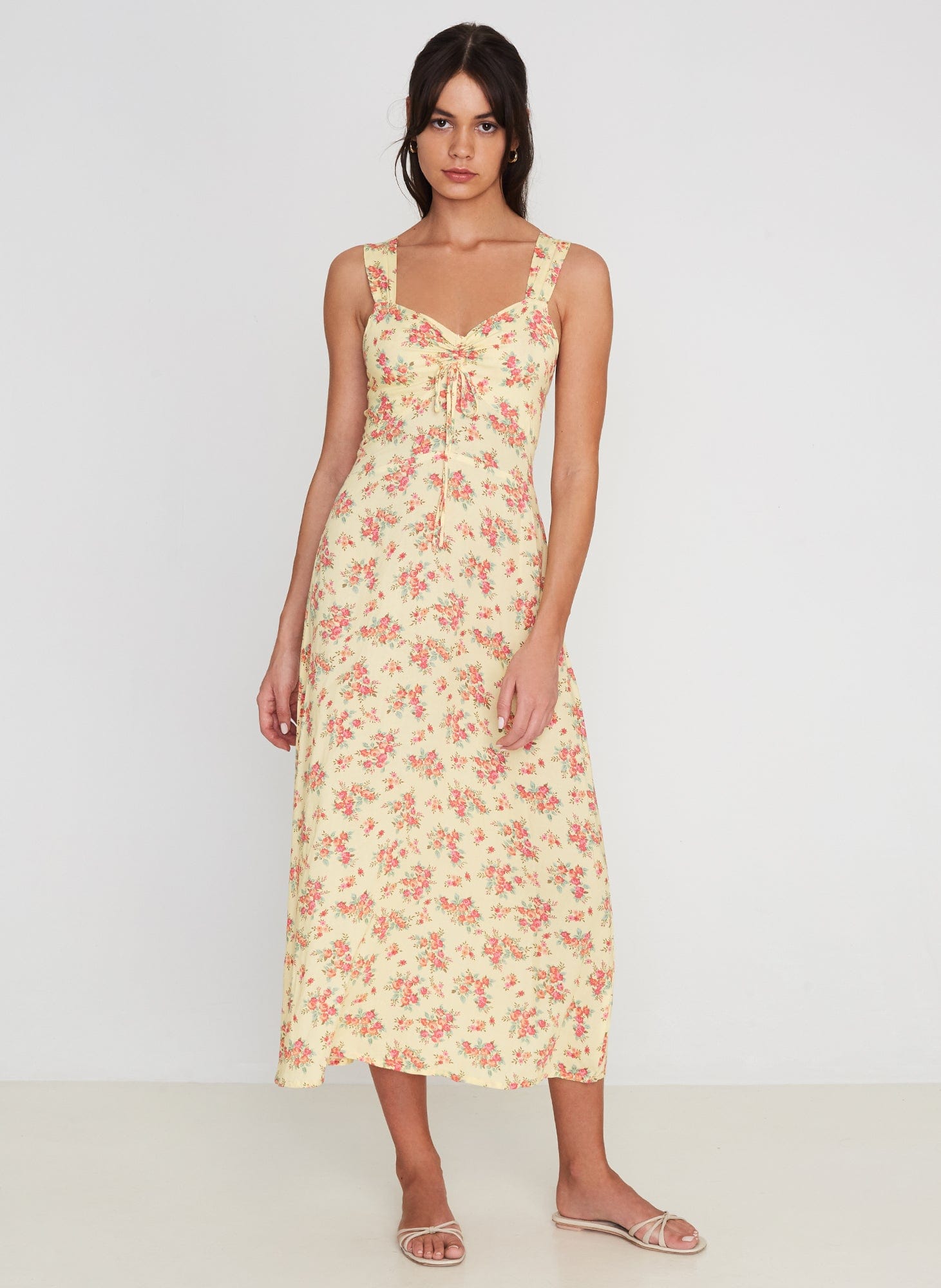 Faithfull The Brand Maeve Midi Dress Sunday Floral Print - Image 1