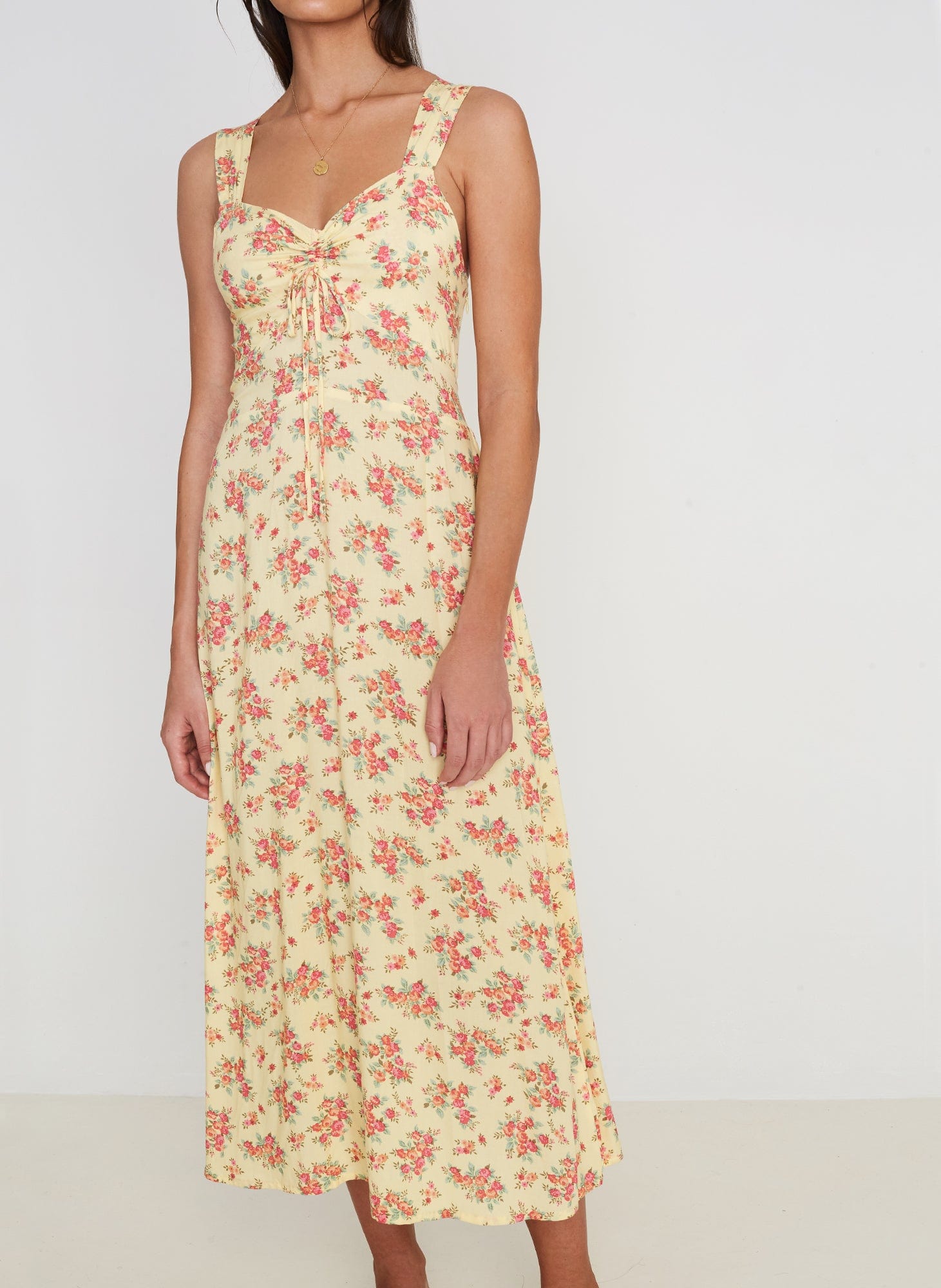 Faithfull The Brand Maeve Midi Dress Sunday Floral Print - Image 2