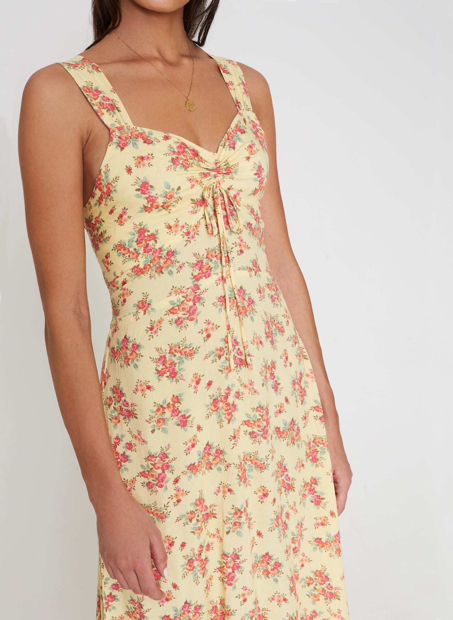 Faithfull The Brand Maeve Midi Dress Sunday Floral Print - Image 3