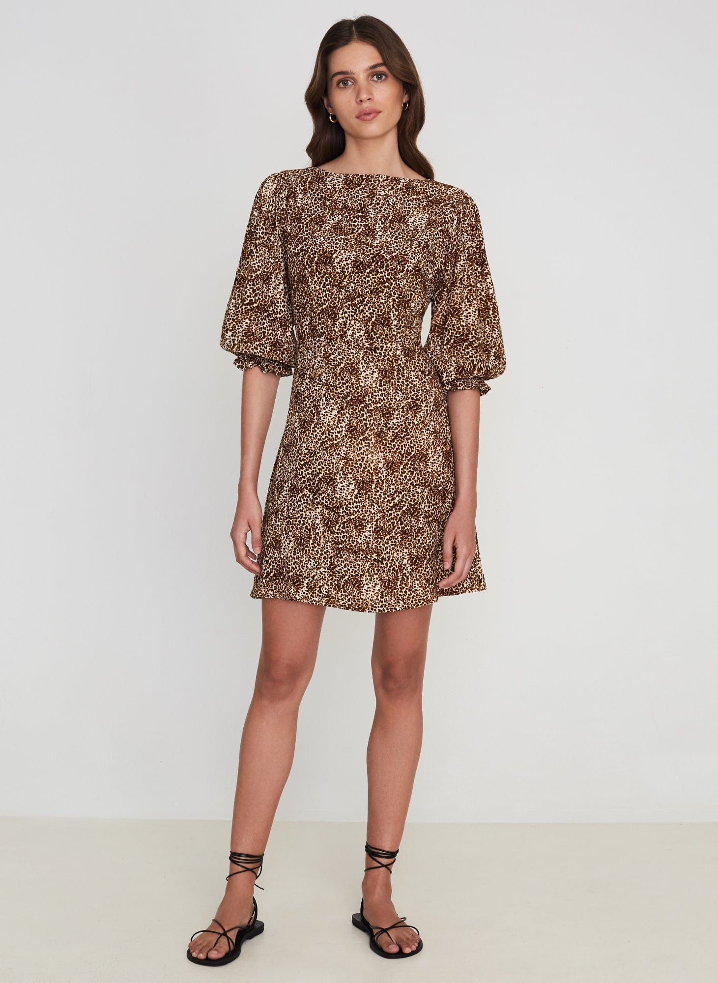 MNFTB121026061529048_2 Faithfull The Brand Fontane Mini Dress Charlie Leopard - Image 2