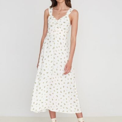 Faithfull The Brand Maeve Midi Dress Carrie Floral Print - Image 1