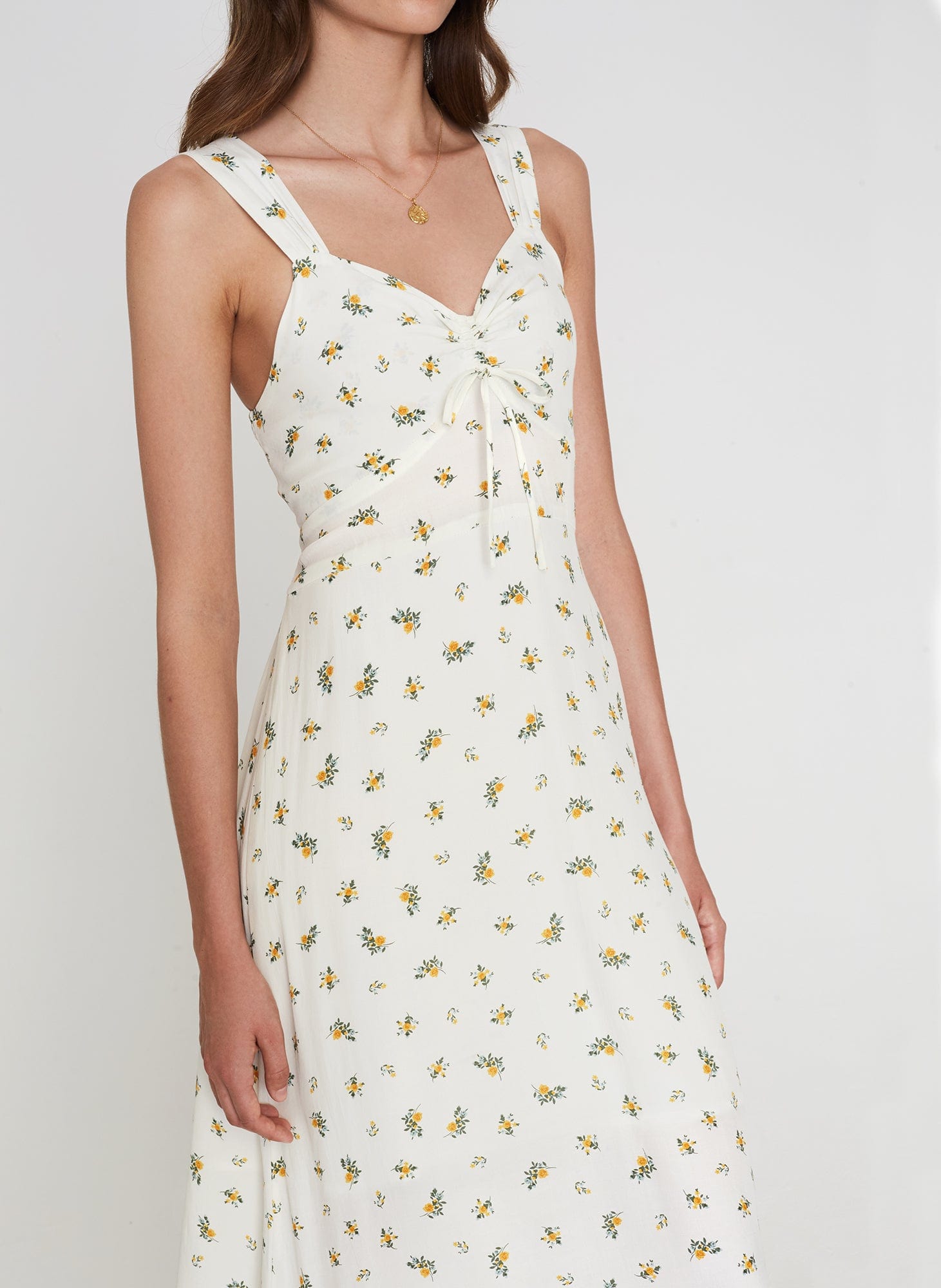 Faithfull The Brand Maeve Midi Dress Carrie Floral Print - Image 3