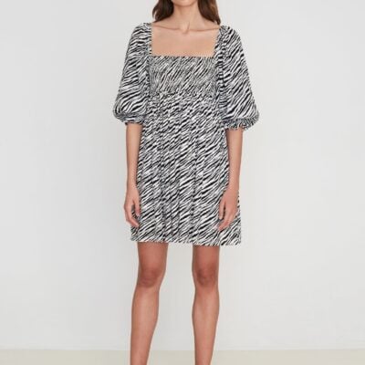 Faithfull The Brand Alina Dress Blance Animal Print - Image 1