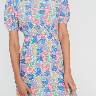 Faithfull The Brand Sidonie Mini Dress Jemima Floral Print - Image 1