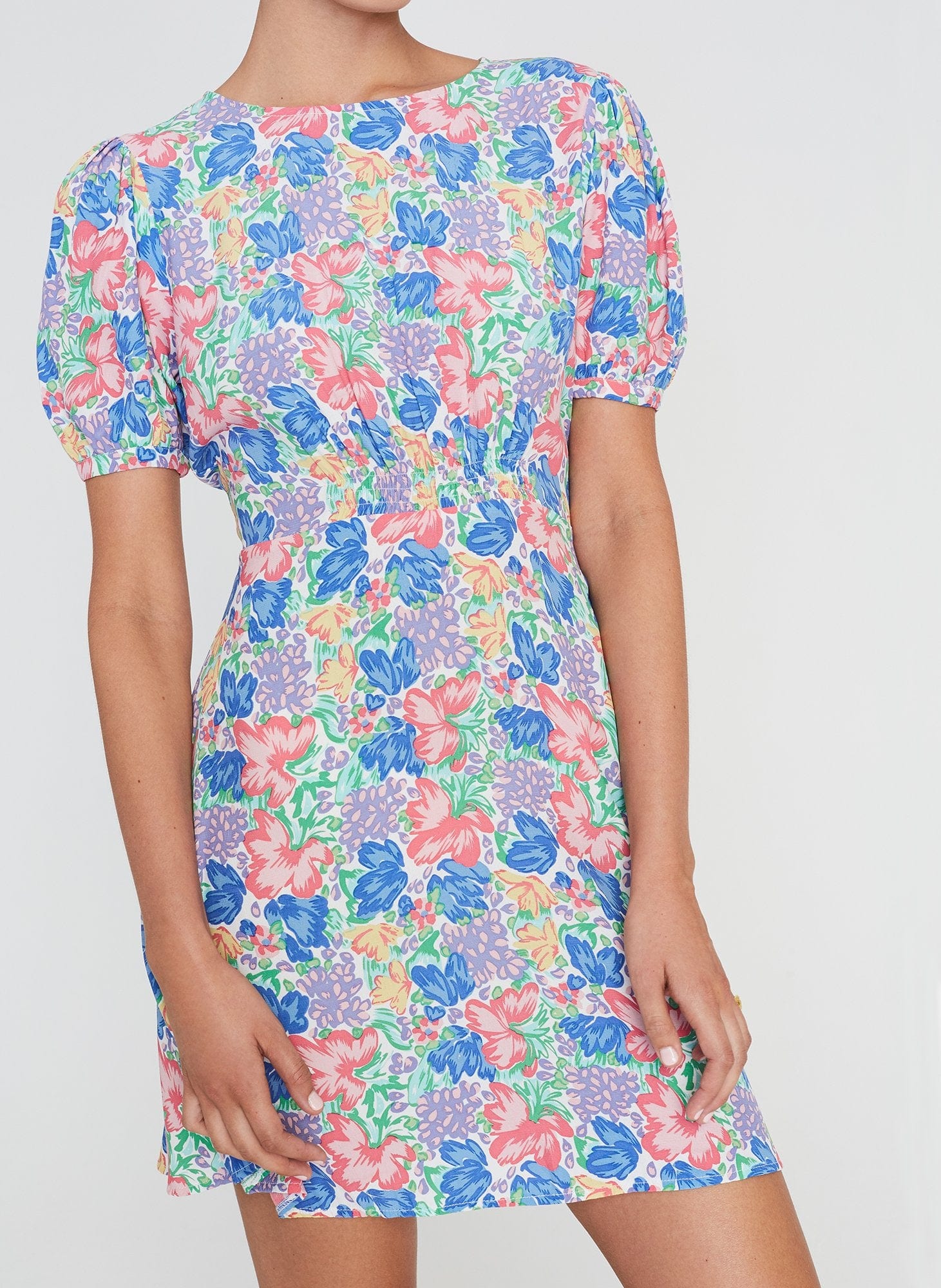 Faithfull The Brand Sidonie Mini Dress Jemima Floral Print - Image 1