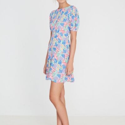 Faithfull The Brand Sidonie Mini Dress Jemima Floral Print - Image 2