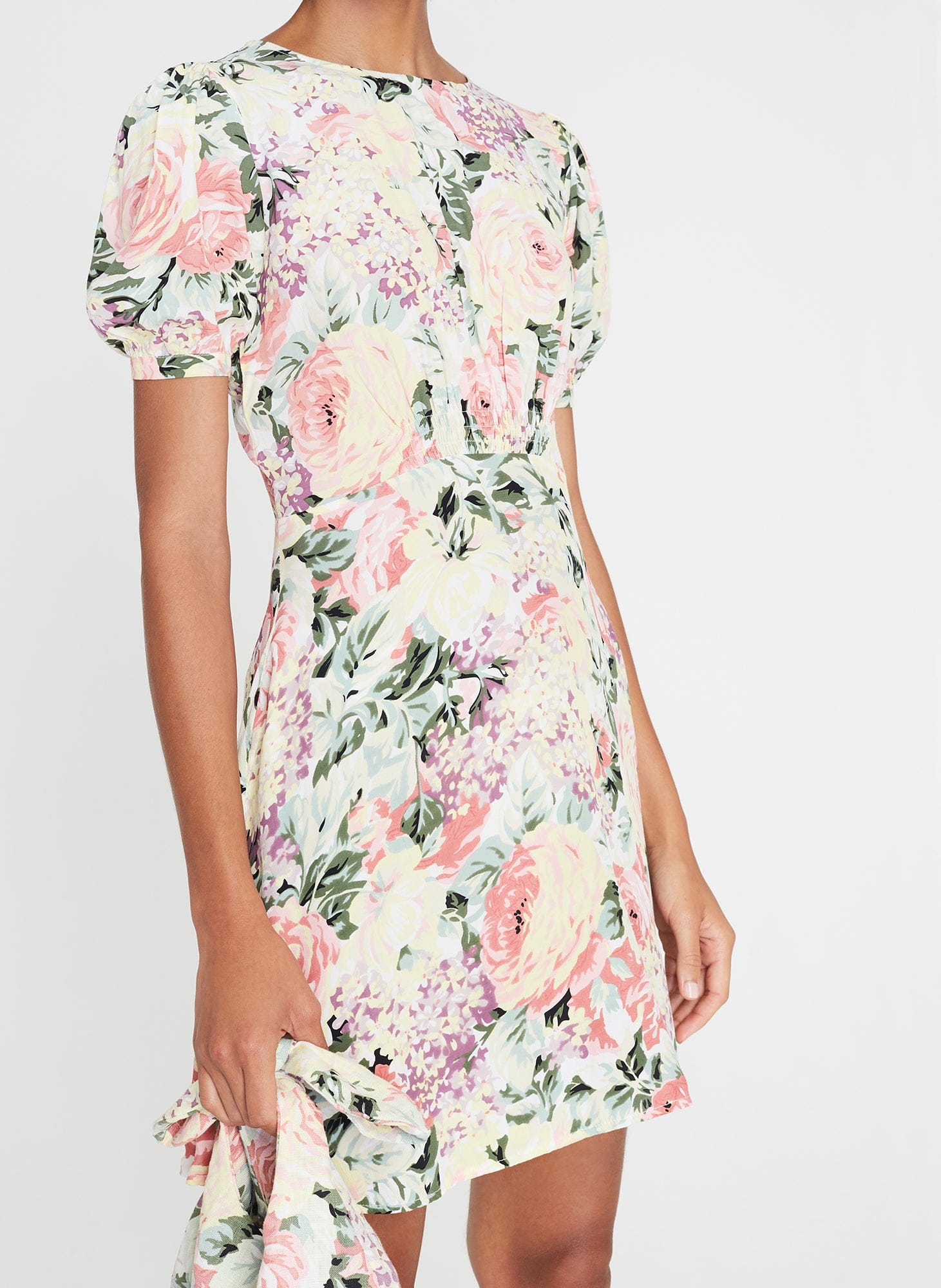 Faithfull The Brand Sidonie Mini Dress Venissa Floral - Image 1