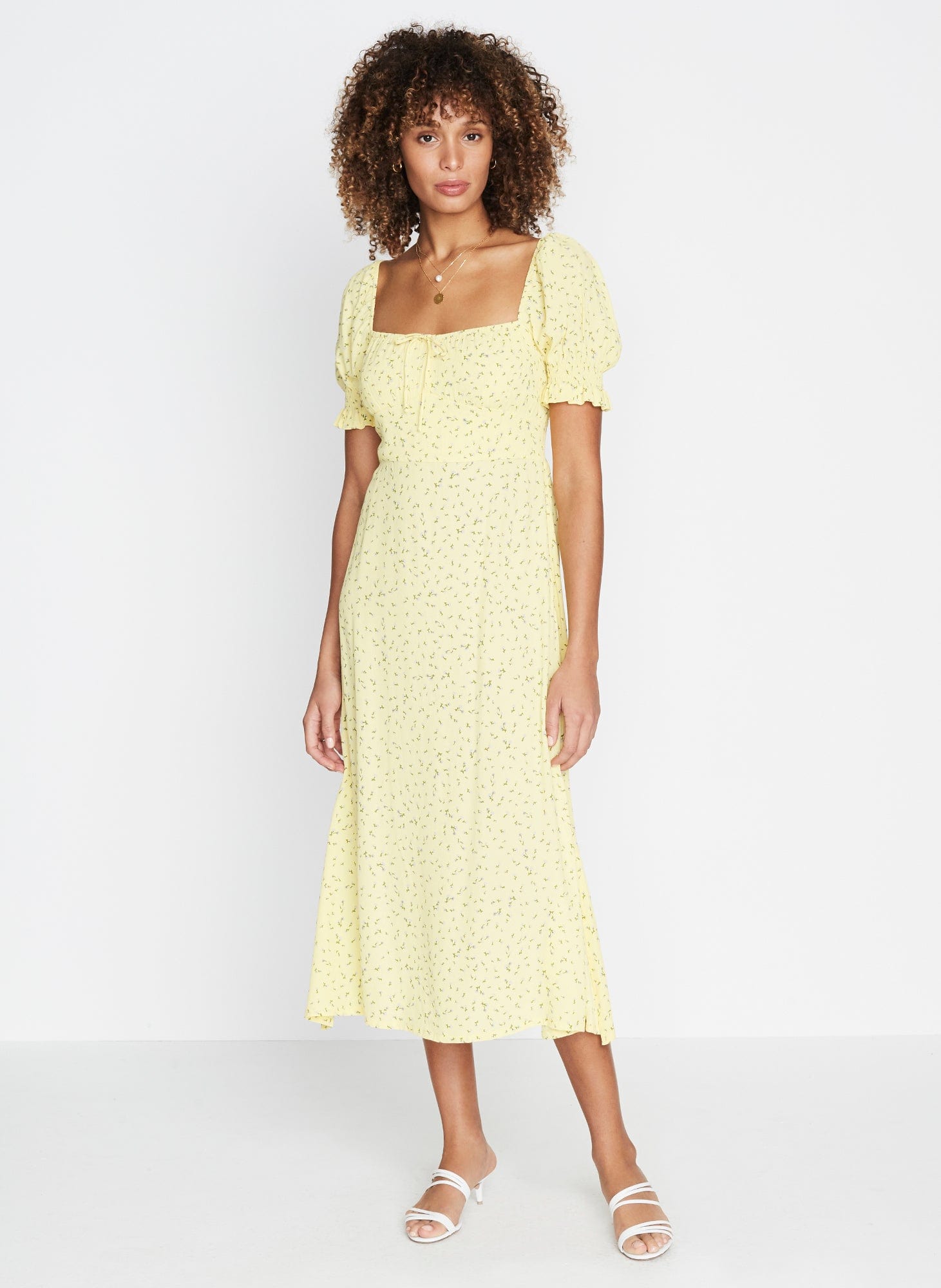 Faithfull The Brand Evelyn Midi Dress La Fica Floral - Image 1