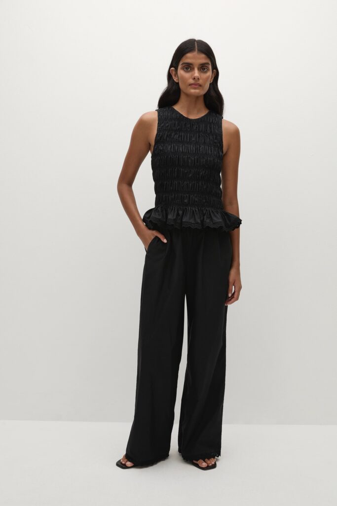 Faithfull The Brand Tove Pant Black - Image 1