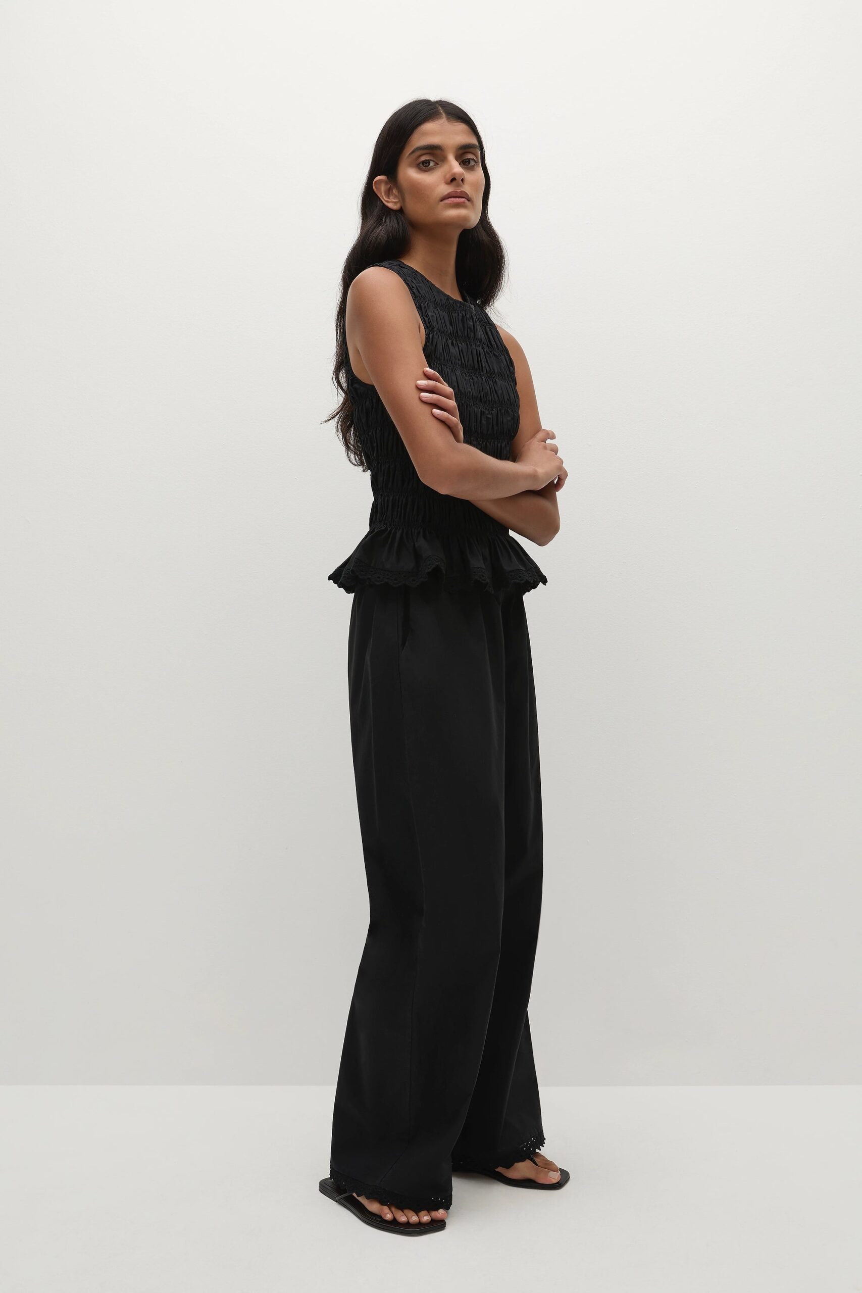 Faithfull The Brand Tove Pant Black - Image 3