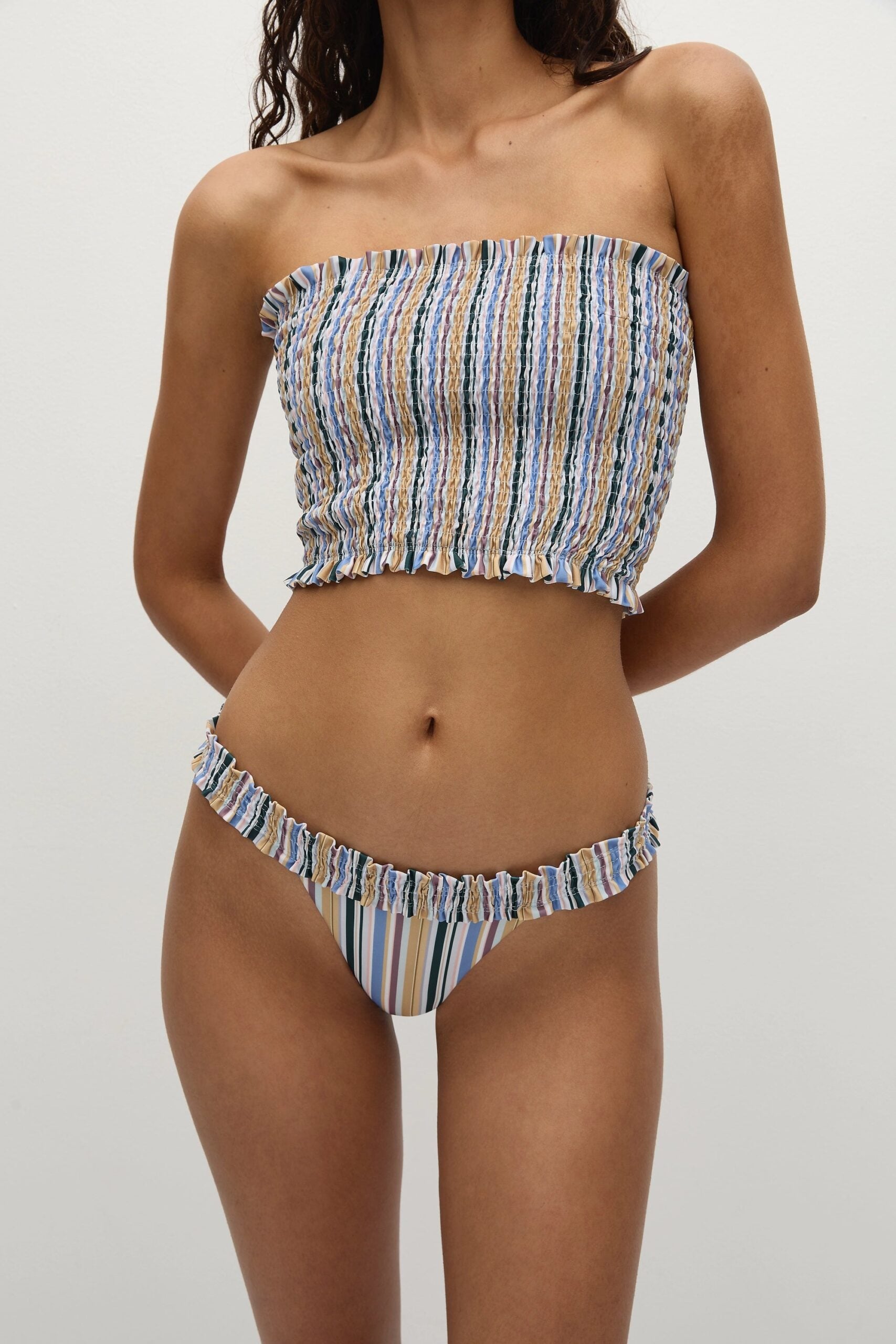 MNFTB191026063544186_2 Faithfull The Brand Tavira Bikini Bottom Sifnos Stripe - Image 2