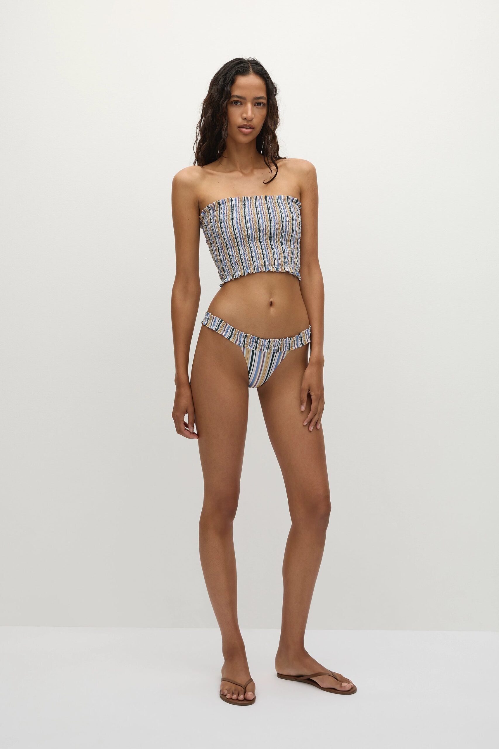 MNFTB191026063544186_3 Faithfull The Brand Tavira Bikini Bottom Sifnos Stripe - Image 3