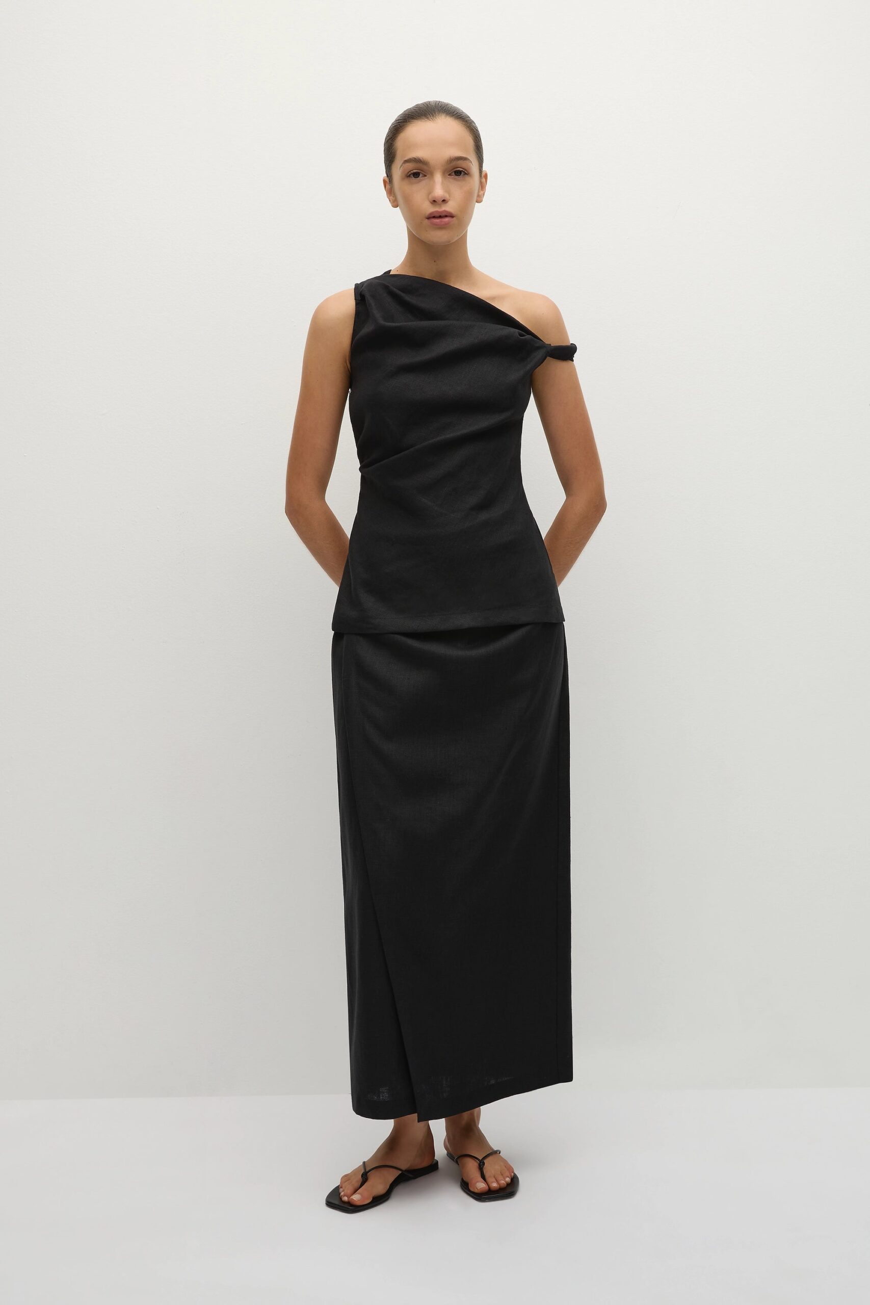 Faithfull The Brand Suis Skirt Black - Image 1