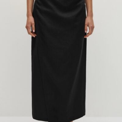 Faithfull The Brand Suis Skirt Black - Image 2