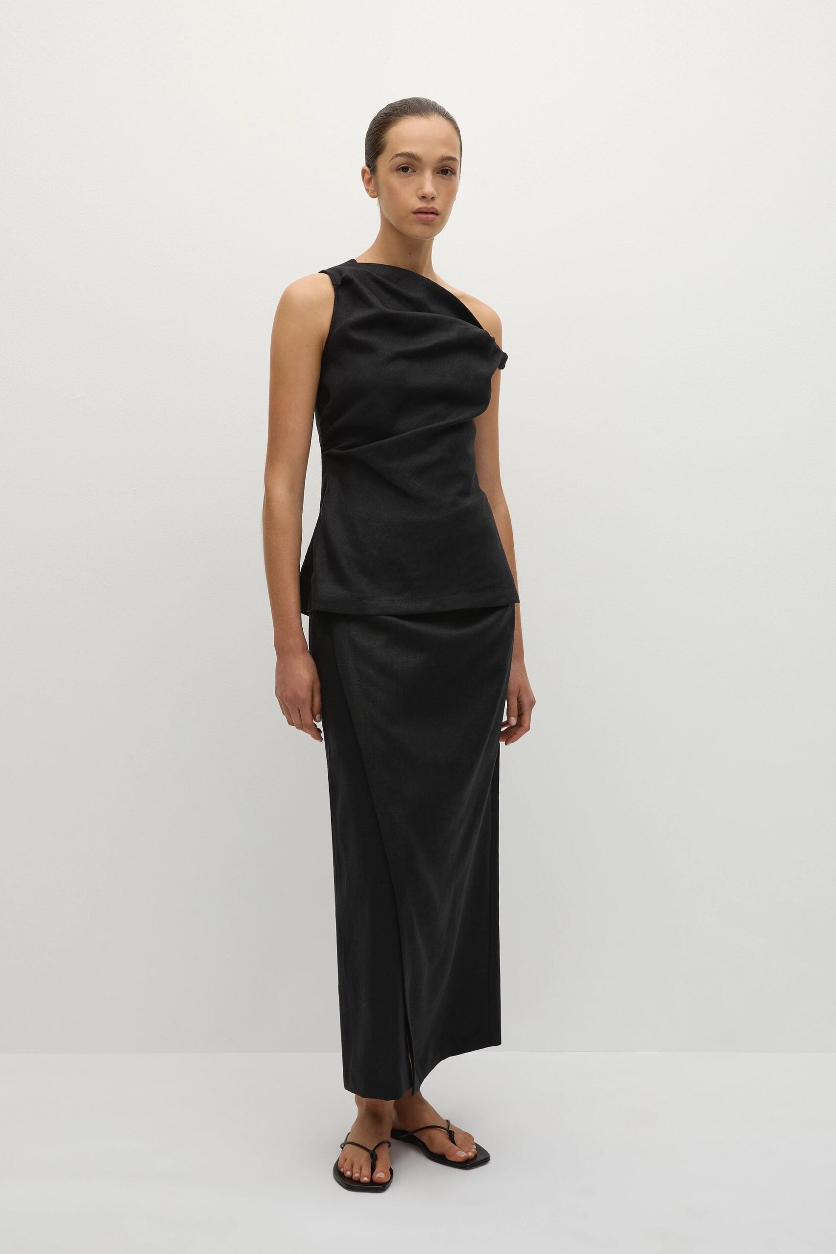 MNFTB191026063544193_3 Faithfull The Brand Suis Skirt Black - Image 3