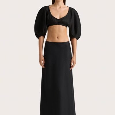 Faithfull The Brand Soleil Top Black - Image 1
