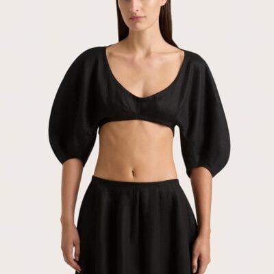 Faithfull The Brand Soleil Top Black - Image 2