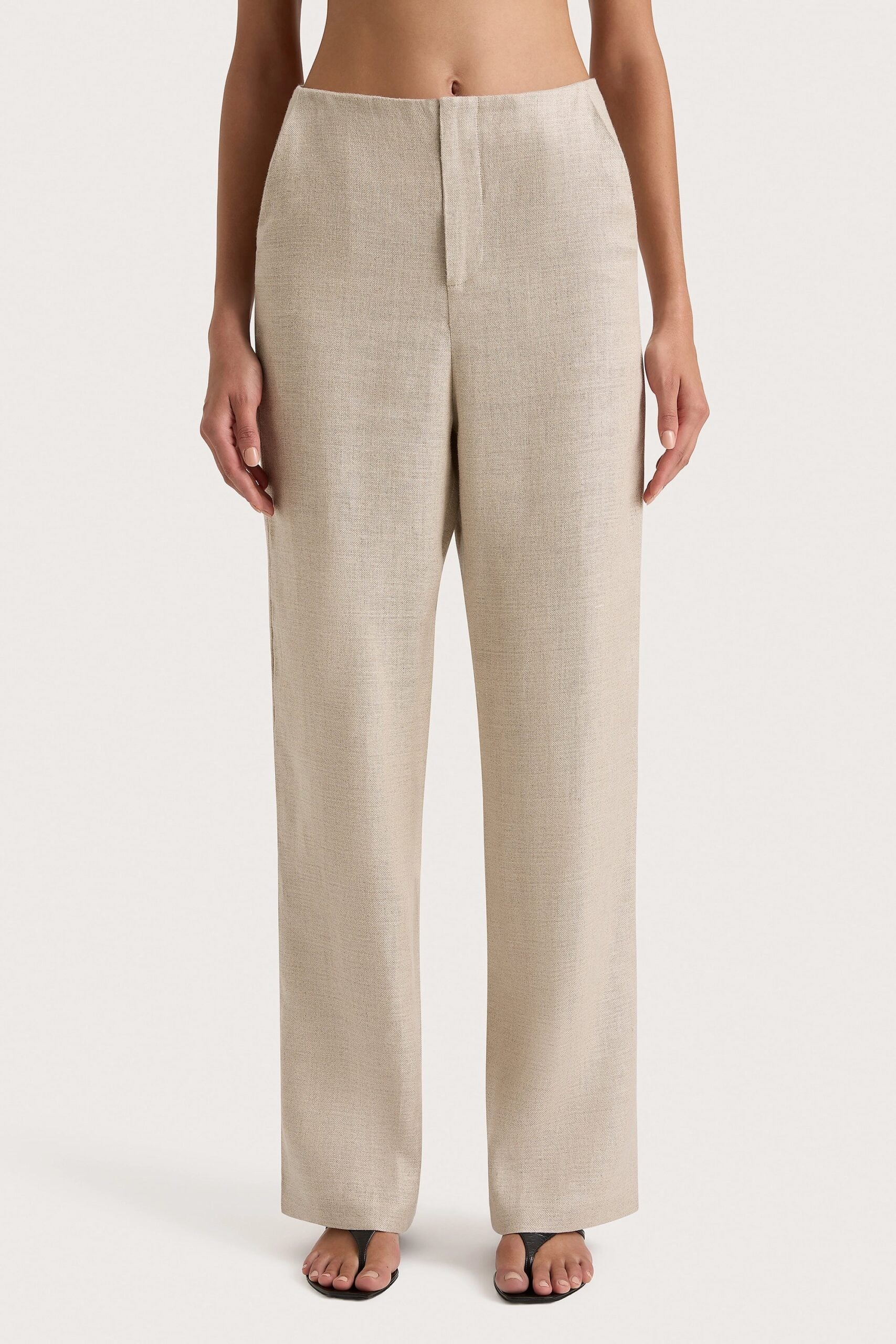 Faithfull The Brand Sanne Pant Oatmeal - Image 3