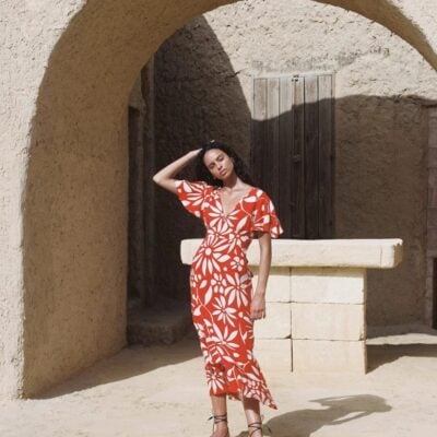 Faithfull The Brand San Isidro Midi Dress De La Paz Floral - Image 2