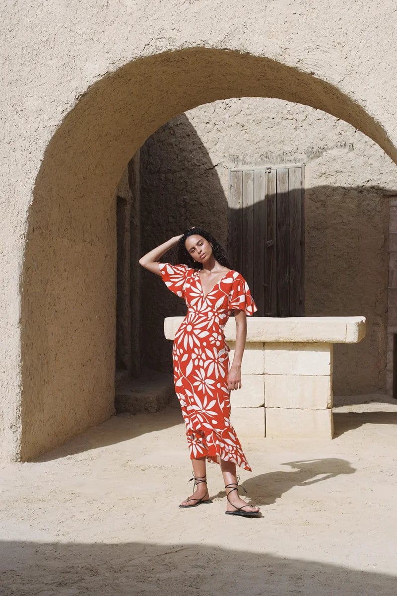 MNFTB191026063544215_2 Faithfull The Brand San Isidro Midi Dress De La Paz Floral - Image 2