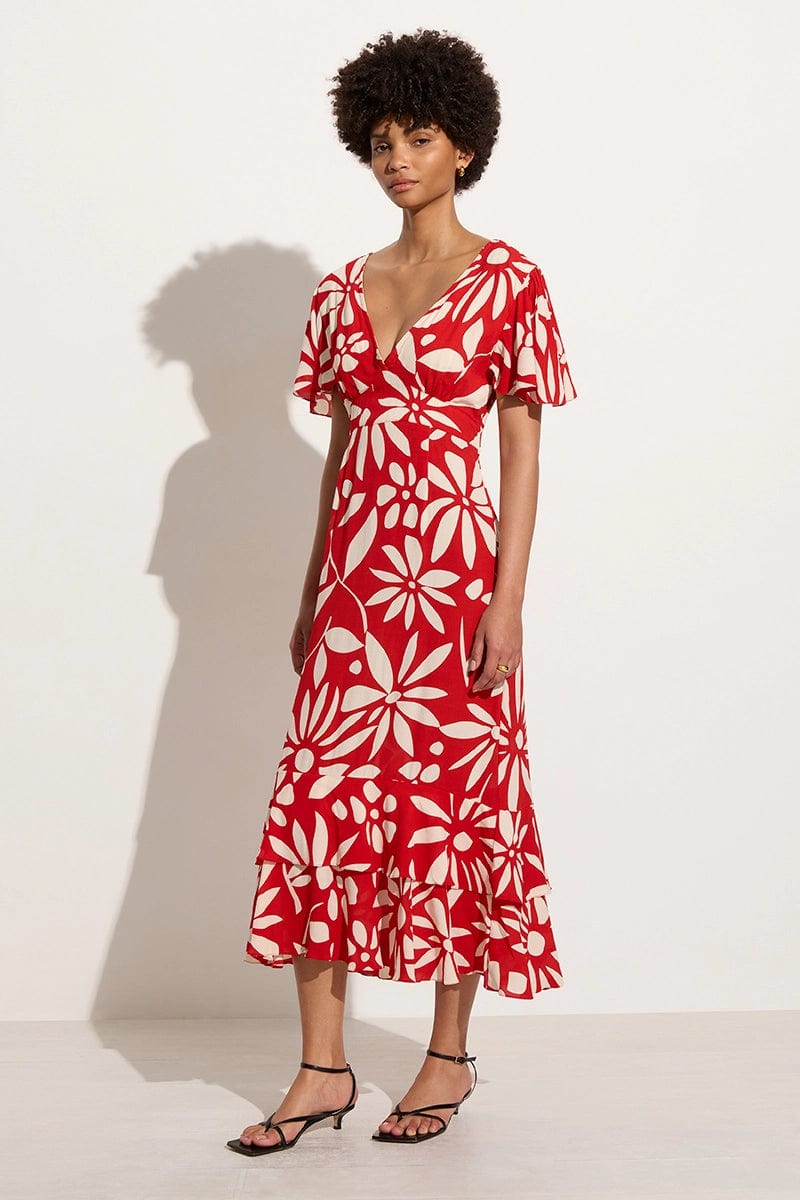 MNFTB191026063544215_3 Faithfull The Brand San Isidro Midi Dress De La Paz Floral - Image 3