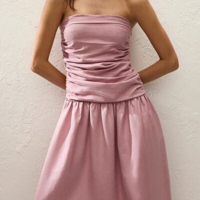 Faithfull The Brand Sacha Maxi Dress Dusty Mauve - Image 2