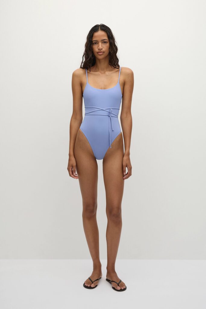 Faithfull The Brand Rei One Piece Soft Blue - Image 1