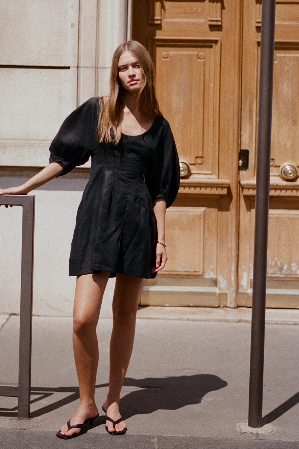 MNFTB191026063544232_2 Faithfull The Brand Raynara Mini Dress Black - Image 2