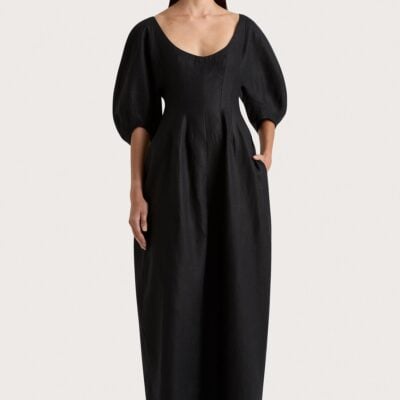 Faithfull The Brand Raynara Maxi Dress Black - Image 1