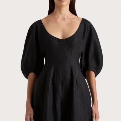 Faithfull The Brand Raynara Maxi Dress Black - Image 2