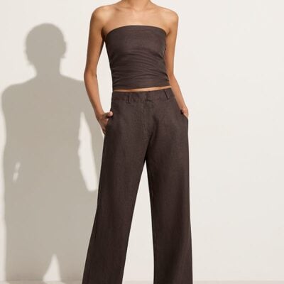 Faithfull The Brand Praiyah Bodice Charcoal - Image 1