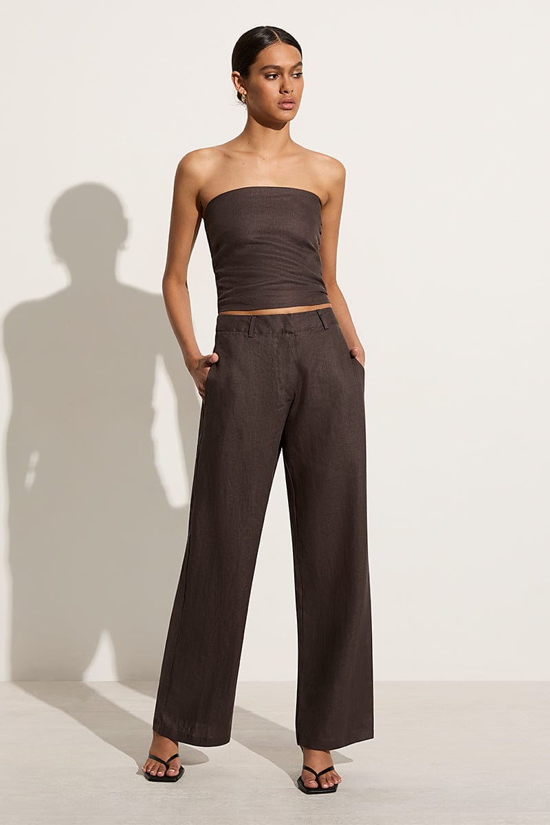 Faithfull The Brand Praiyah Bodice Charcoal - Image 1