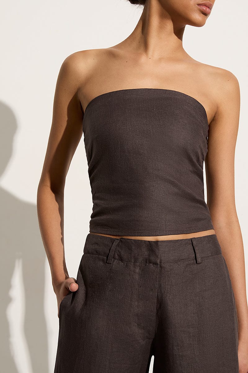 Faithfull The Brand Praiyah Bodice Charcoal - Image 3