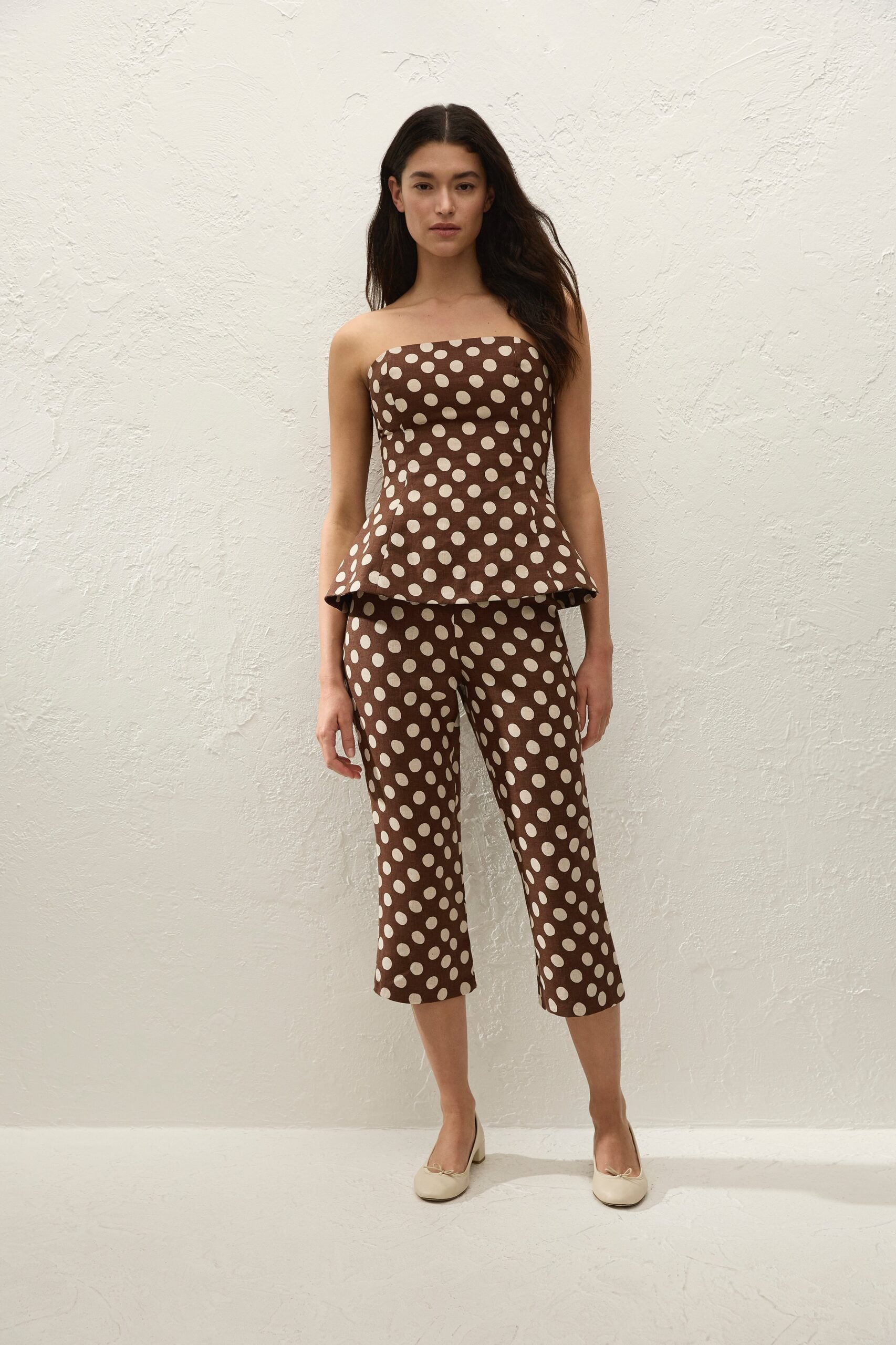 Faithfull The Brand Petro Top Cioccolato Dot - Image 1