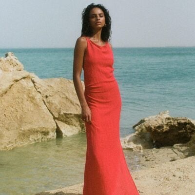 Faithfull The Brand Palermo Maxi Dress Peony Pink - Image 2