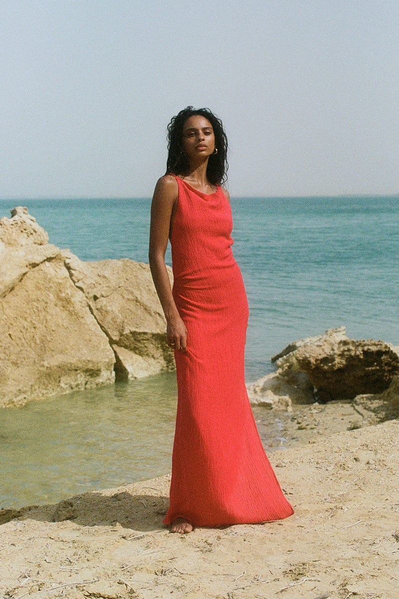 MNFTB191026063544249_2 Faithfull The Brand Palermo Maxi Dress Peony Pink - Image 2