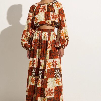 Faithfull The Brand Oliveira Skirt Tobago Floral - Image 1