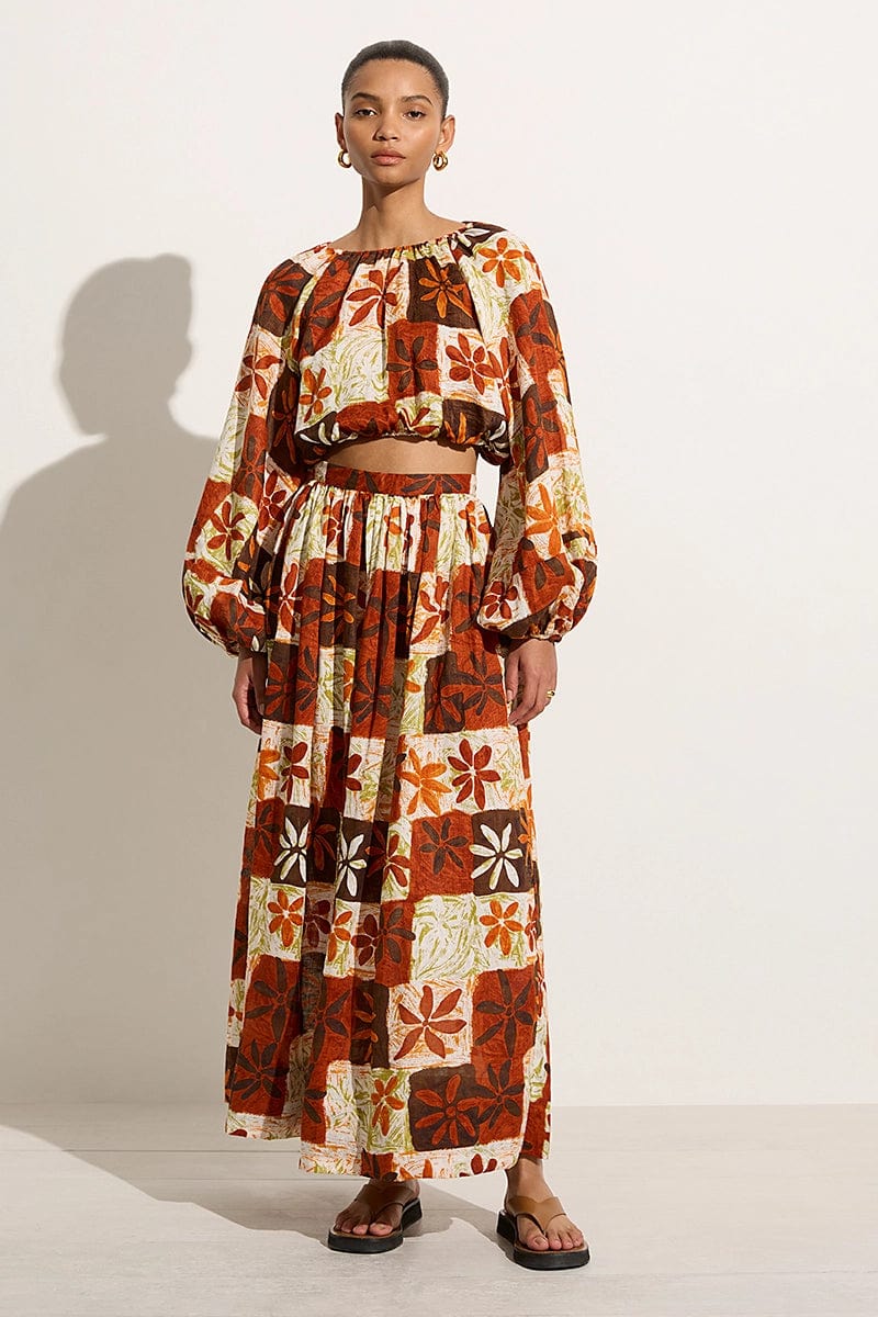 Faithfull The Brand Oliveira Skirt Tobago Floral - Image 1