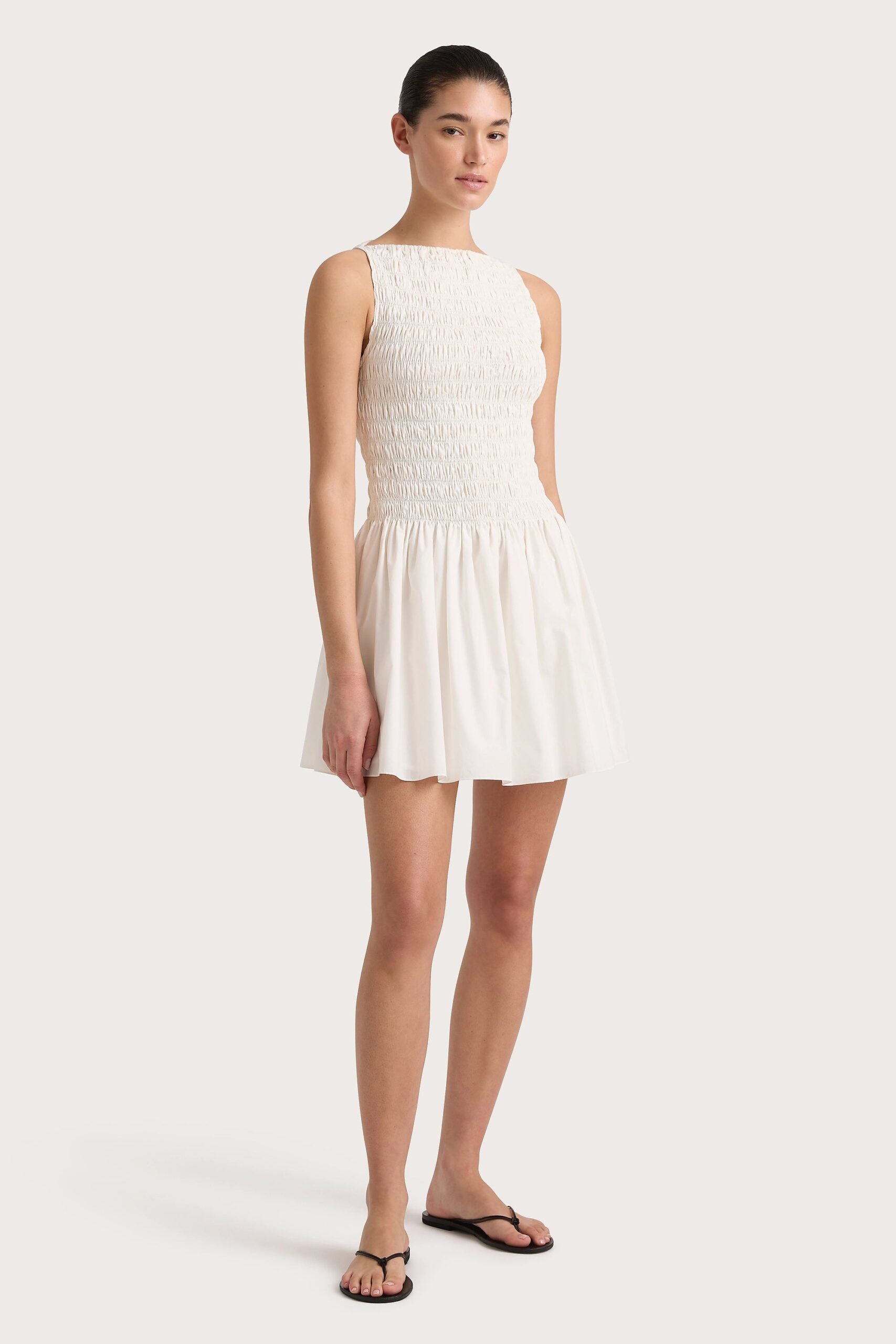 MNFTB191026063544265_3 Faithfull The Brand Noa Mini Dress White - Image 3
