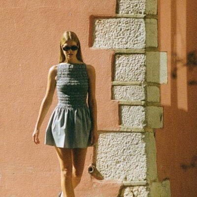 Faithfull The Brand Noa Mini Dress Gingham Black - Image 2