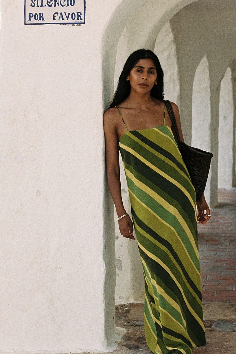 MNFTB191026063544269_2 Faithfull The Brand Muni Maxi Dress Cisco Stripe Palm - Image 2